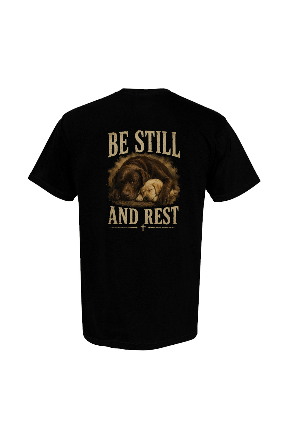 Be Still and Rest Heavyweight Pocket-T-Shirt